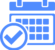 Cook Drop Calendar Check Icon