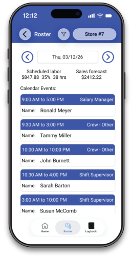 Manager Schedule Feature Page9